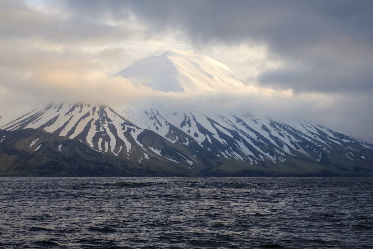 Tanaga Volcano near Adak, Alaska