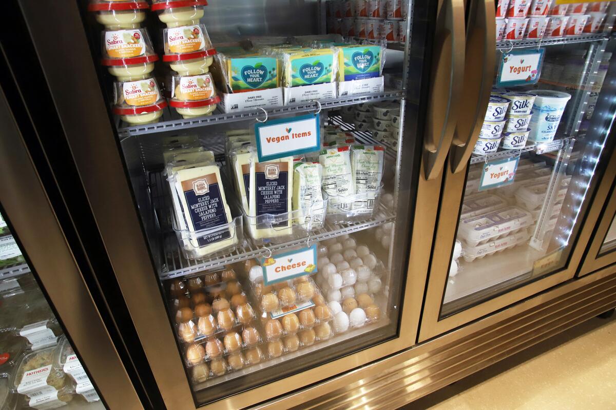 The UCI Basic Needs Center market offers a variety of whole foods and produce.