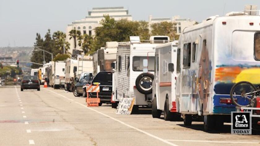 The real reason why L.A. has so many RV homeless encampments - Los ...