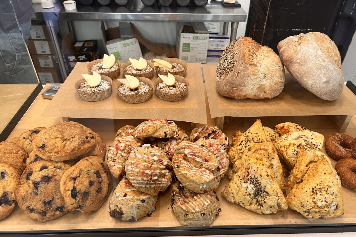 An array of pastries from Arcade Coffee Roasters