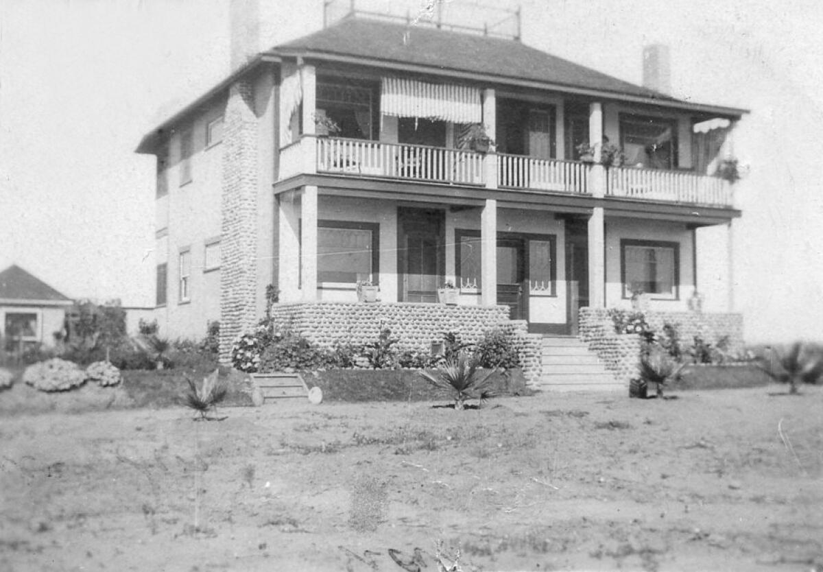 The Barrett family home is pictured in 1910. The two-story structure still stands at 3778 Shasta St.