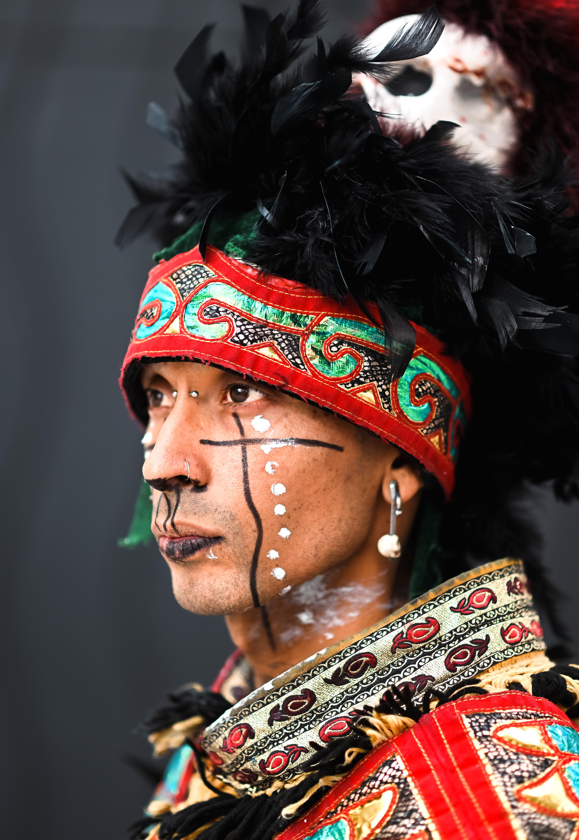 Aztec Face Type Danza Azteca keeps Indigenous traditions alive in L.A. - Los Angeles Times
