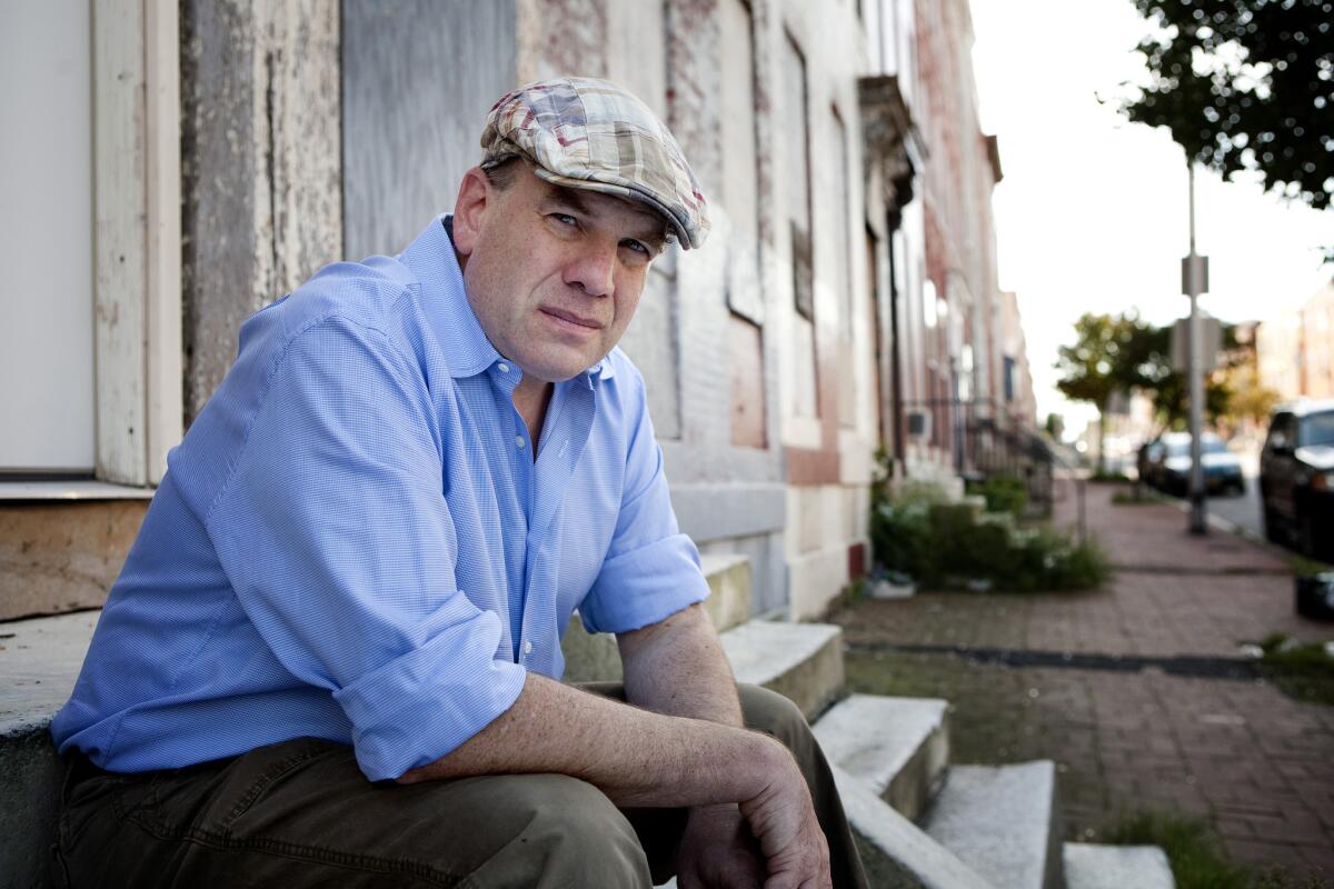 David Simon, creator of the acclaimed HBO series "The Wire," is seen in 2010 in Baltimore.