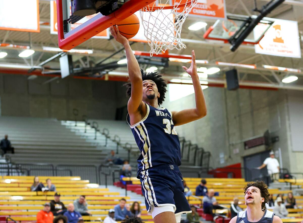 Jazz Gardner of West Ranch finished with 15 points Saturday in a 78-68 win over Arlington (Va.) Bishop O’Connell.