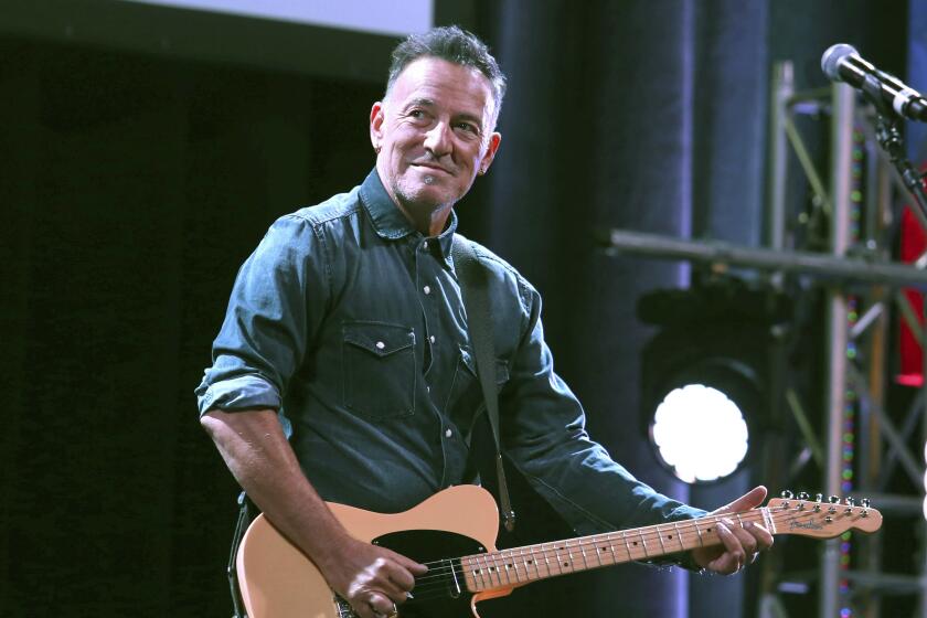 Bruce Springsteen performs at Stand Up For Heroes in New York on Nov. 1, 2016.