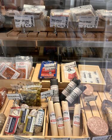 A selection of cheeses from Kustaa Cheese & Wine.