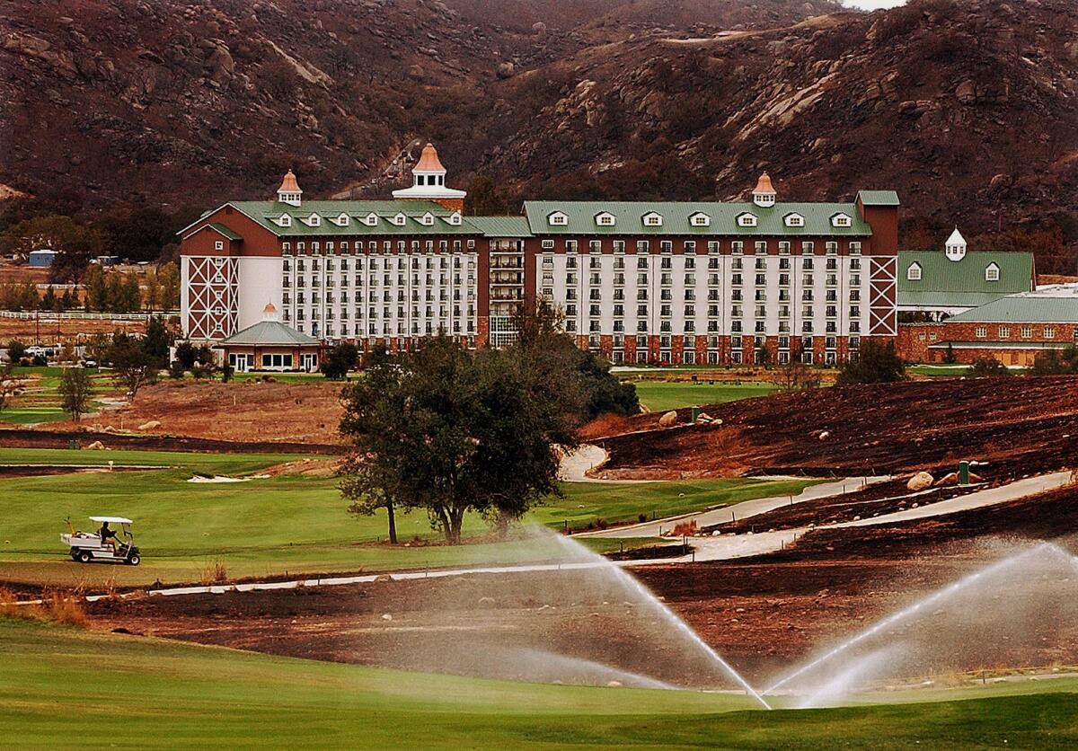 The Barona Resort and Casino at the Barona Indian Reservation in eastern San Diego County in 2003.