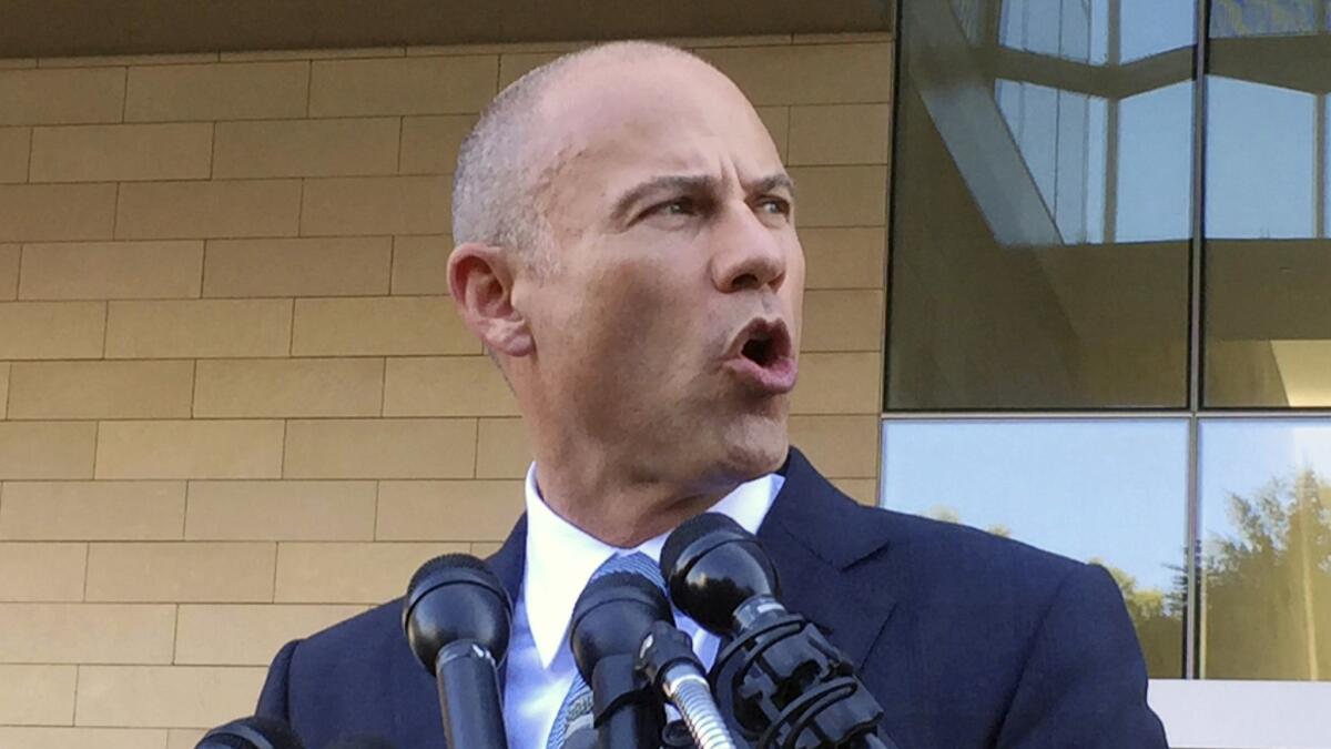 Michael Avenatti was arrested on suspicion of domestic violence by the Los Angeles Police Department, according to a police spokesman.