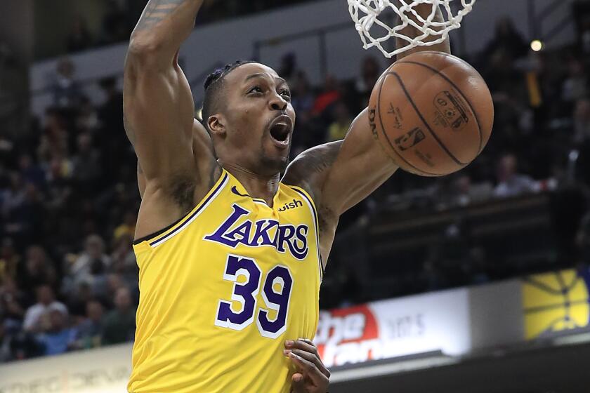 Lakers' Dwight Howard working on outside shot - Los Angeles Times