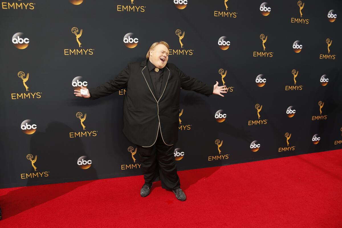 Louie Anderson on the red carpet