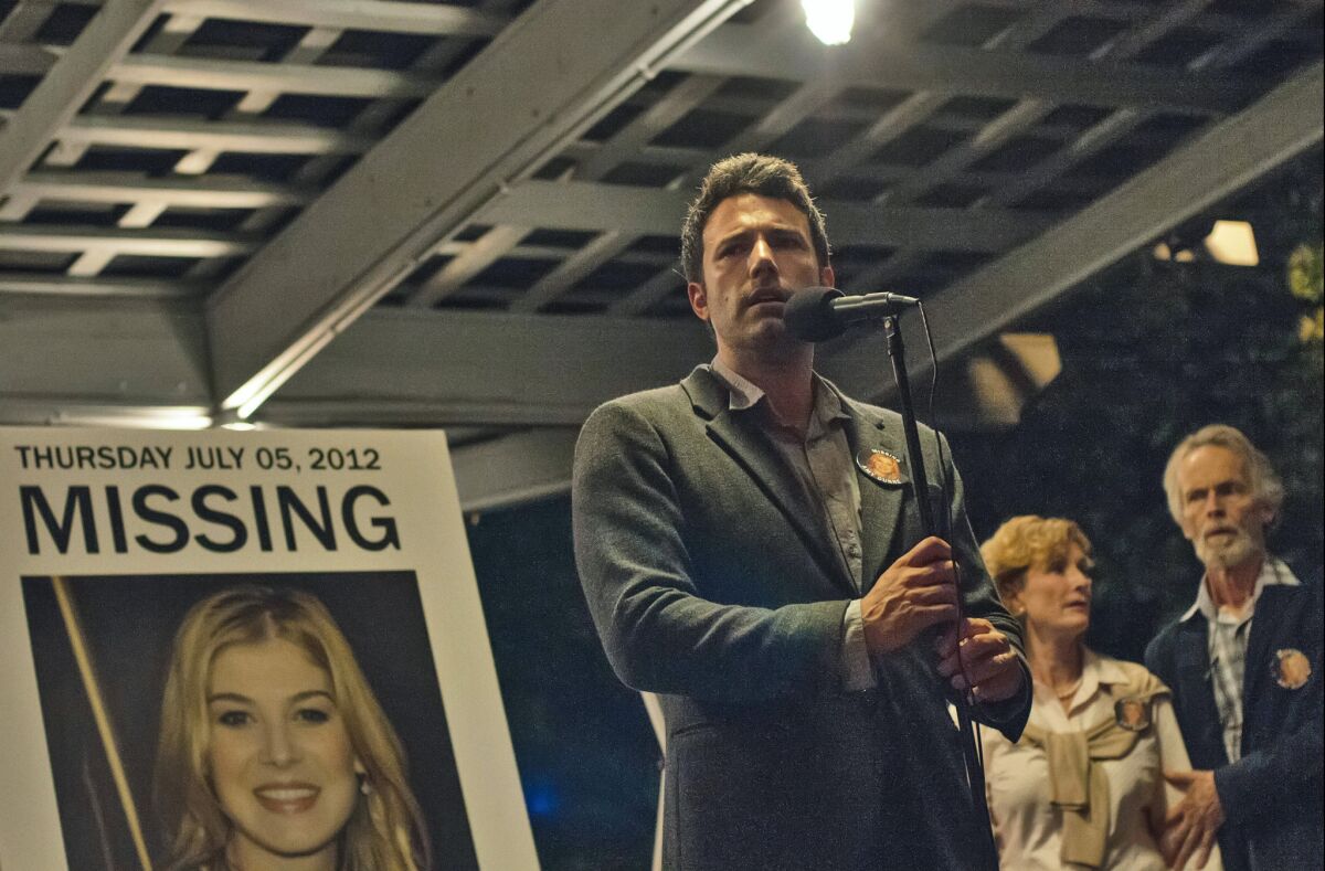 With "Gone Girl," above, 20th Century Fox's Chris Aronson the studio had good reason to be cautious about releasing it in too many theaters given its mature content.