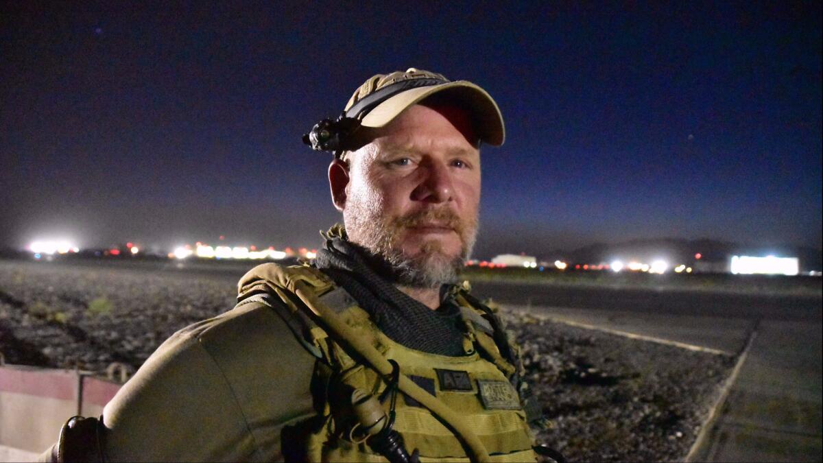 David Gilkey at Kandahar Airfield in Afghanistan on 29 May 2016.