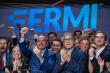 Neugebauer, center left, and Rick Perry, center right, ringing the closing bell during the company's initial public offering at the Nasdaq on October 1, 2025. Photographer: Victor J. Blue/Bloomberg