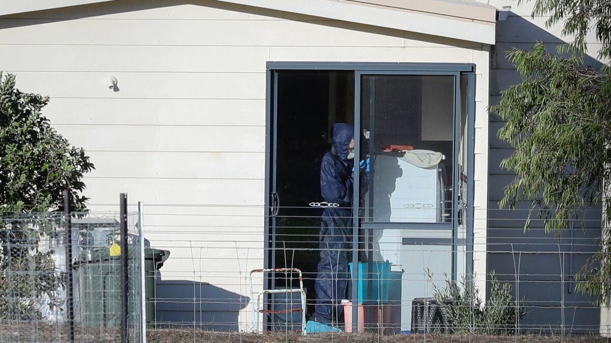 Police investigate the deaths of seven people at a home in Osmington, Australia.