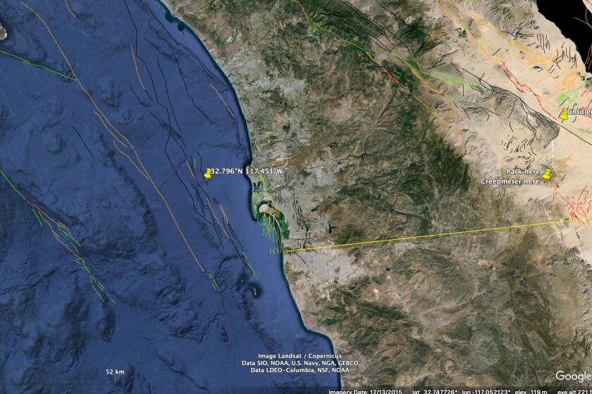 The yellow dot denotes the epicenter of Friday's earthquake.