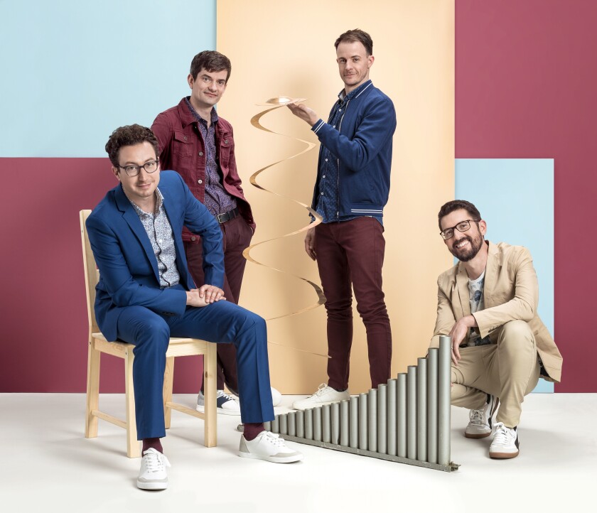 Rob Dillon, Sean Connors, David Skidmore and Peter Martin (from left) of Third Coast Percussion.