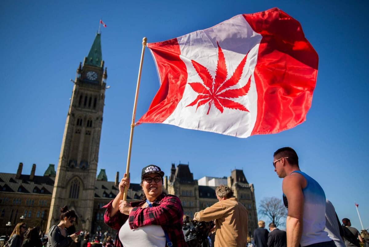 Canada will legalize recreational marijuana nationwide Oct. 17.