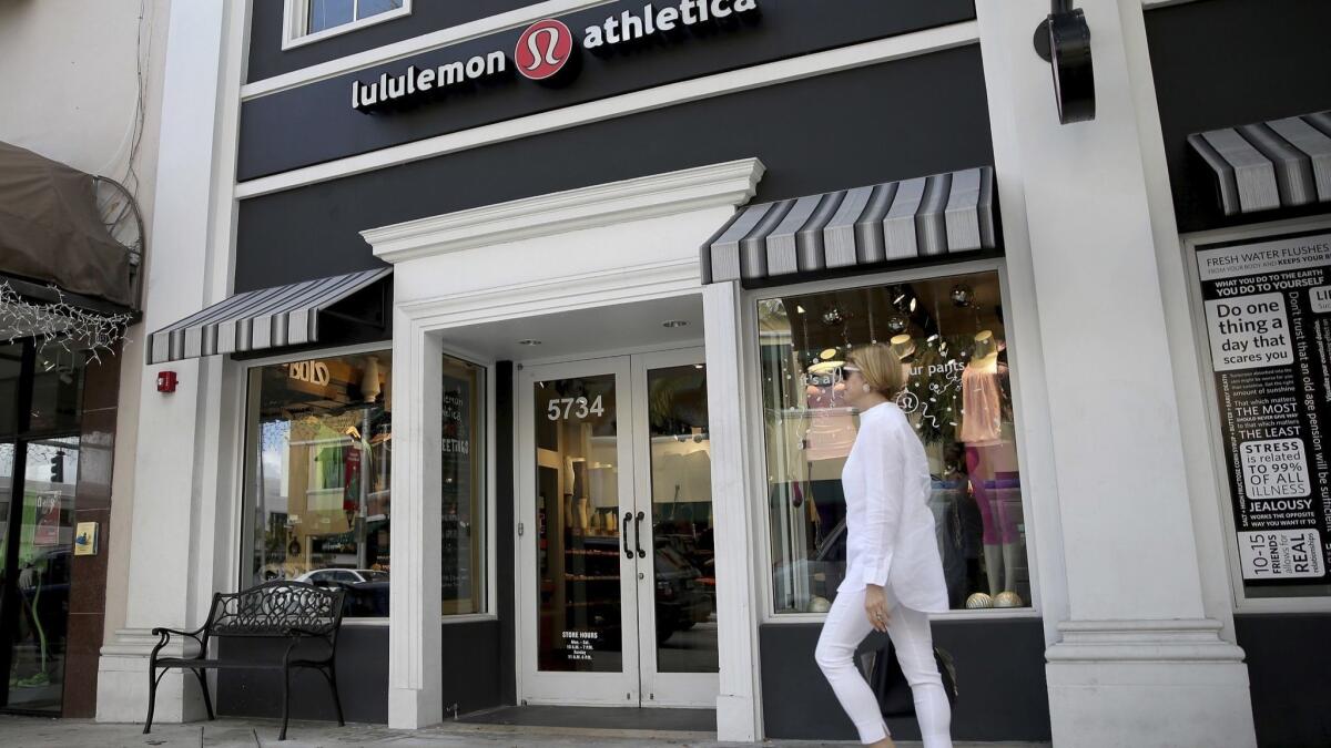 A Lululemon Athletica store in Miami. The company runs an R&D lab out of its Vancouver, Canada, headquarters, where textile workers, physiologists, mechanical engineers, neuroscientists and others work to come up with the brand’s next big idea.