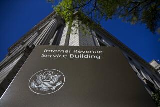 WASHINGTON, DC - APRIL 15: The Internal Revenue Service (IRS) building stands on April 15, 2019 in Washington, DC. April 15 is the deadline in the United States for residents to file their income tax returns. (Photo by Zach Gibson/Getty Images)