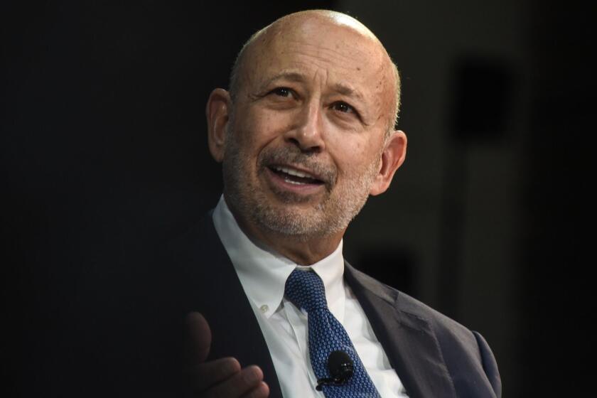 NEW YORK, NY - NOVEMBER 01: Lloyd Blankfein, Senior Chairman, The Goldman Sachs Group, Inc. speaks at the New York Times DealBook conference on November 1, 2018 in New York City. (Photo by Stephanie Keith/Getty Images) ** OUTS - ELSENT, FPG, CM - OUTS * NM, PH, VA if sourced by CT, LA or MoD **