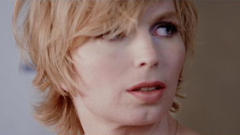 Chelsea Manning in a scene from “XY Chelsea.”