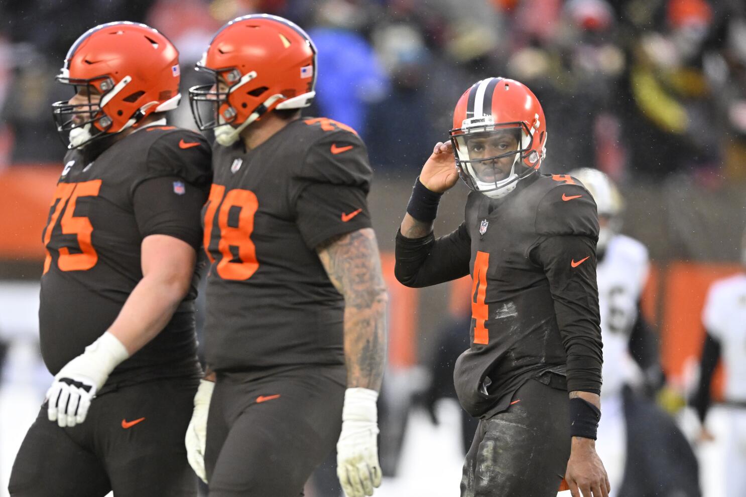 Browns, Deshaun Watson eliminated from playoff chase - The San Diego  Union-Tribune