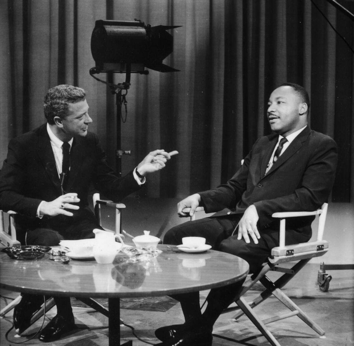 David Susskind interviews the Rev. Martin Luther King Jr. on June 6, 1963.