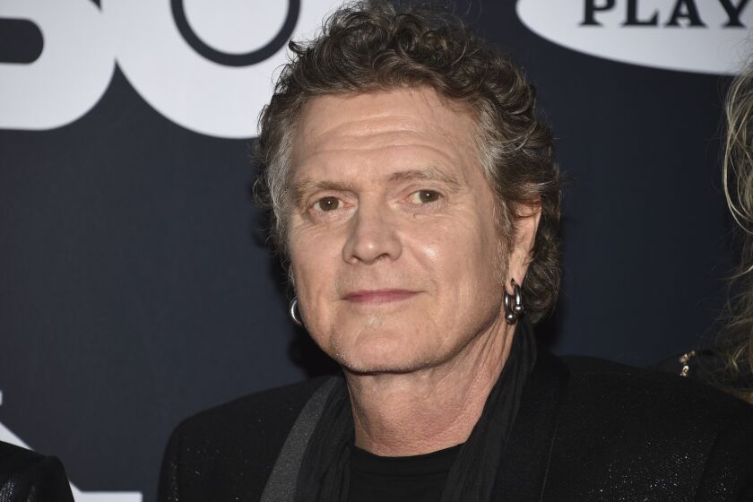 FILE - Rick Allen, of Def Leppard, arrives at the Rock & Roll Hall of Fame induction ceremony at the Barclays Center on Friday, March 29, 2019, in New York. Allen says he recovering from an attack earlier this month, March 2023, outside a Florida hotel. Allen, who was in South Florida to perform a show at the Seminole Hard Rock Hotel and Casino, was attacked while taking a smoke break outside the the Four Seasons hotel on Fort Lauderdale Beach. (Photo by Evan Agostini/Invision/AP, File)