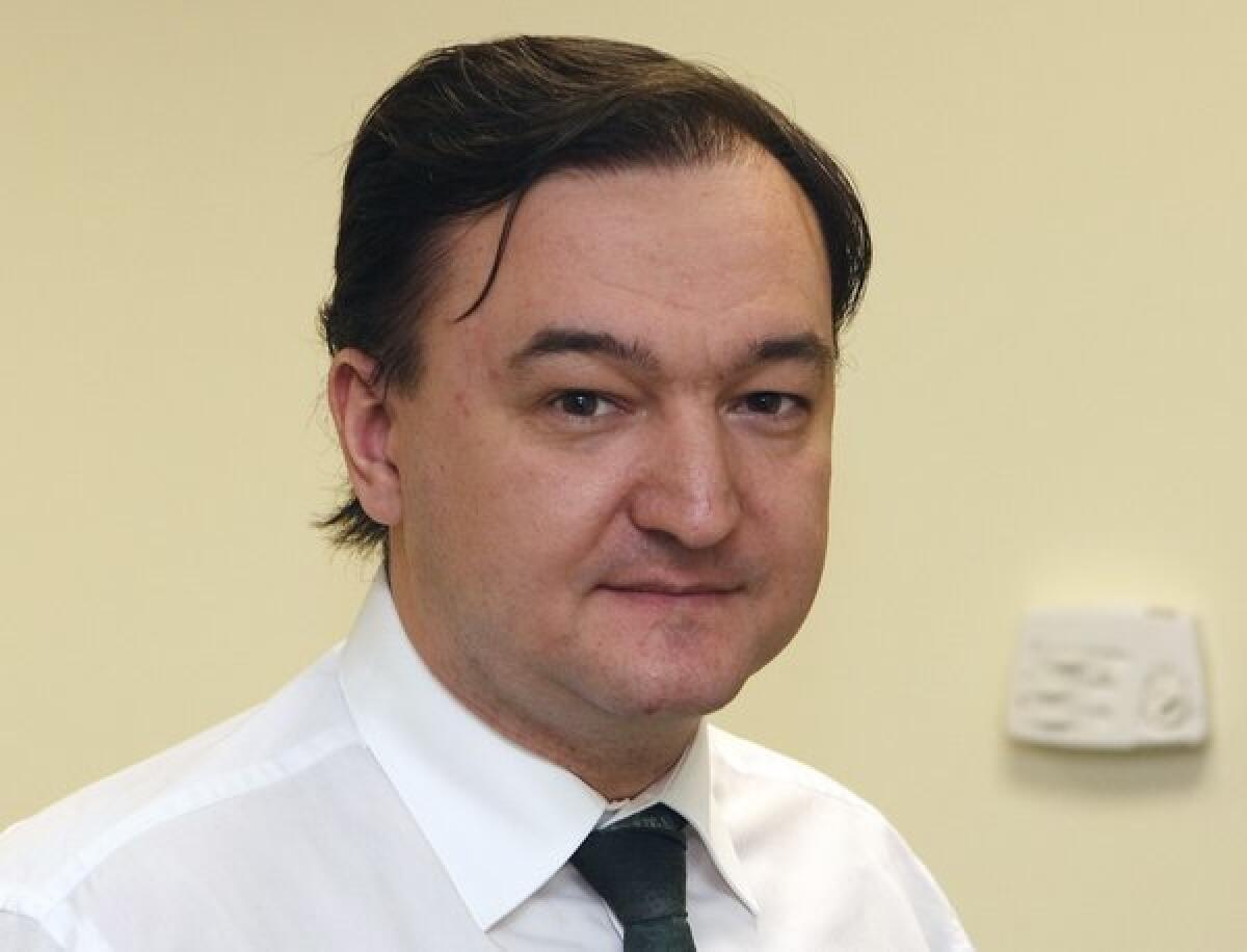 Russian lawyer Sergei Magnitsky is shown in a 2006 photo in Moscow.