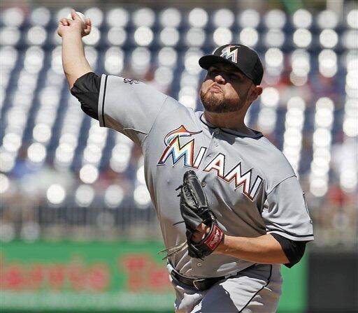 Washington Nationals PDB: The Miami Marlins' Ricky Nolasco, Opening Day  Opposing Starting Pitcher - Federal Baseball