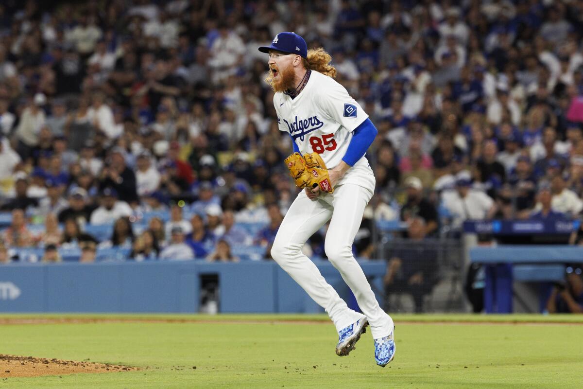 Dustin May gave up only one run in six innings.