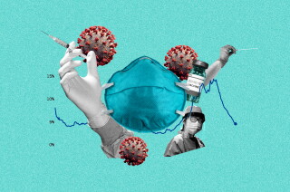 One-quarter of Californians now fully vaccinated against
COVID-19 6 Illustration of medical and virus related images.