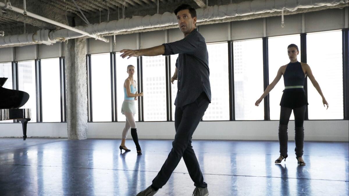 American Contemporary Ballet's Lincoln Jones. His new dance "Burlesque," set to music by Pulitzer Prize winning composer Charles Wuorinen, opens this weekend.