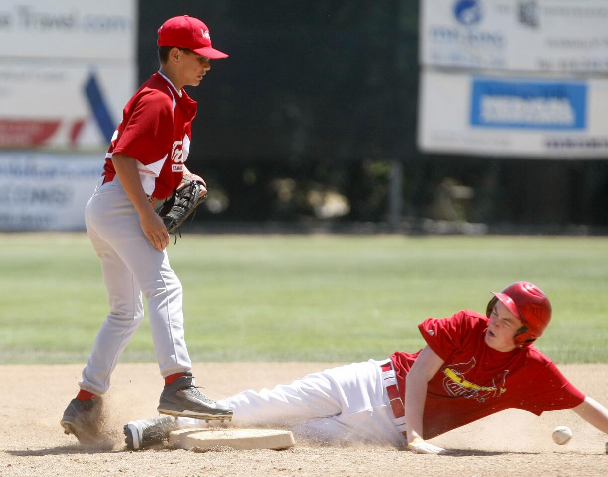 Photo Gallery: La Crescenta Trotta vs. La Canada Cardinals in Babe Ruth baseball