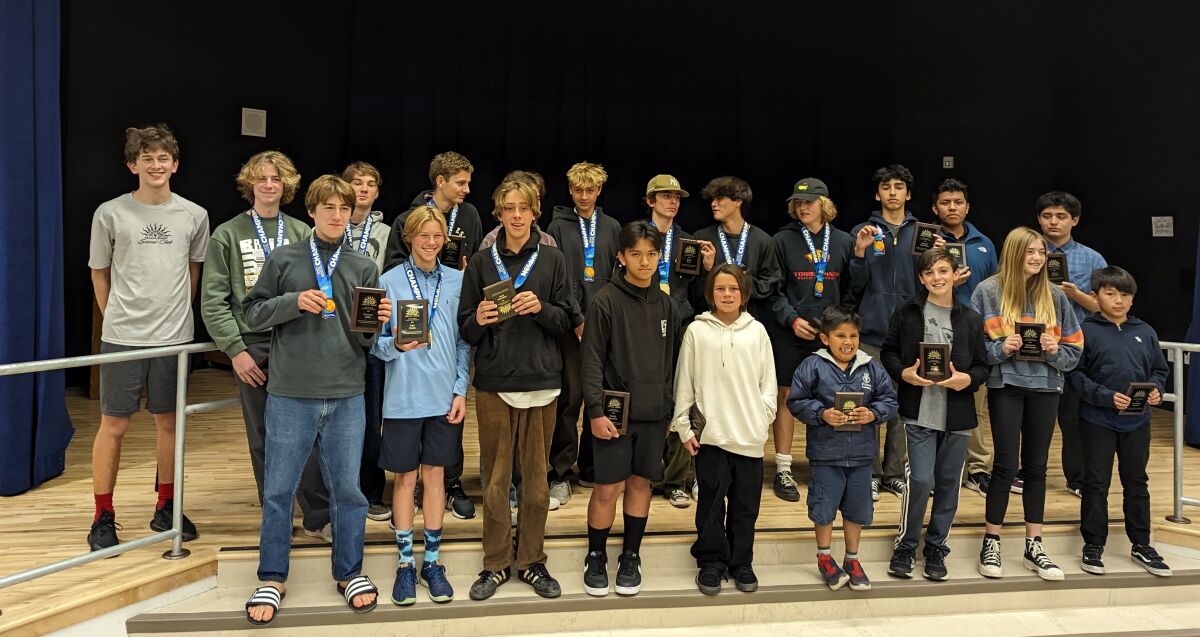 Peter Schmid Memorial Sportsmanship Award winners.