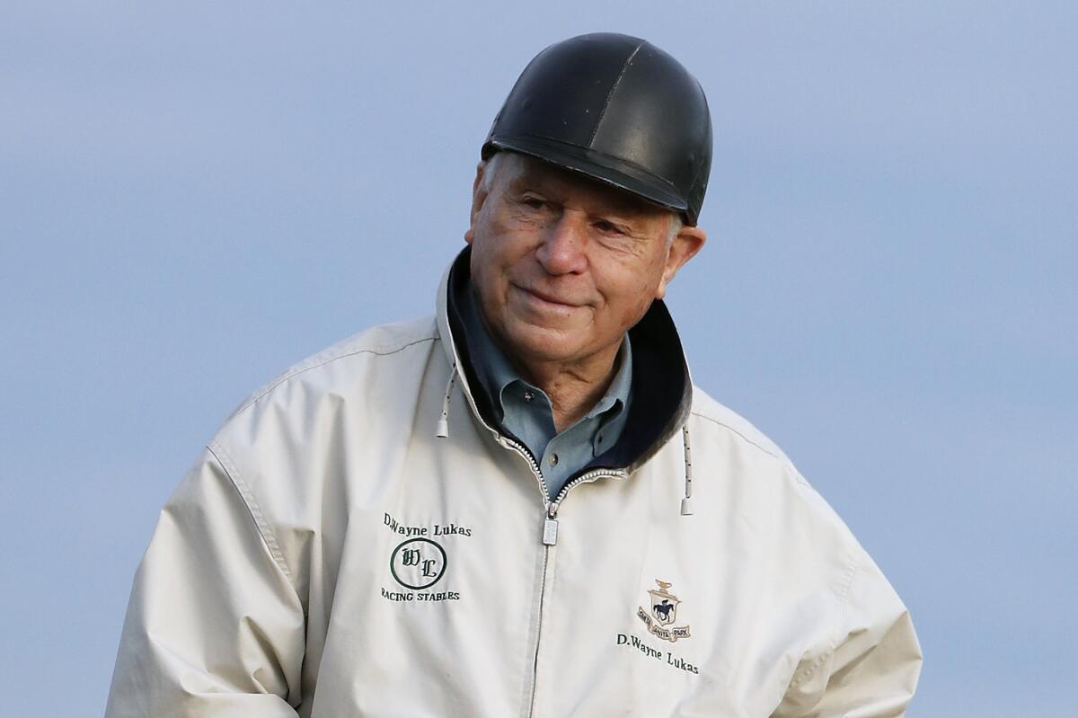 Trainer Wayne Lukas has won the Kentucky Derby four times.