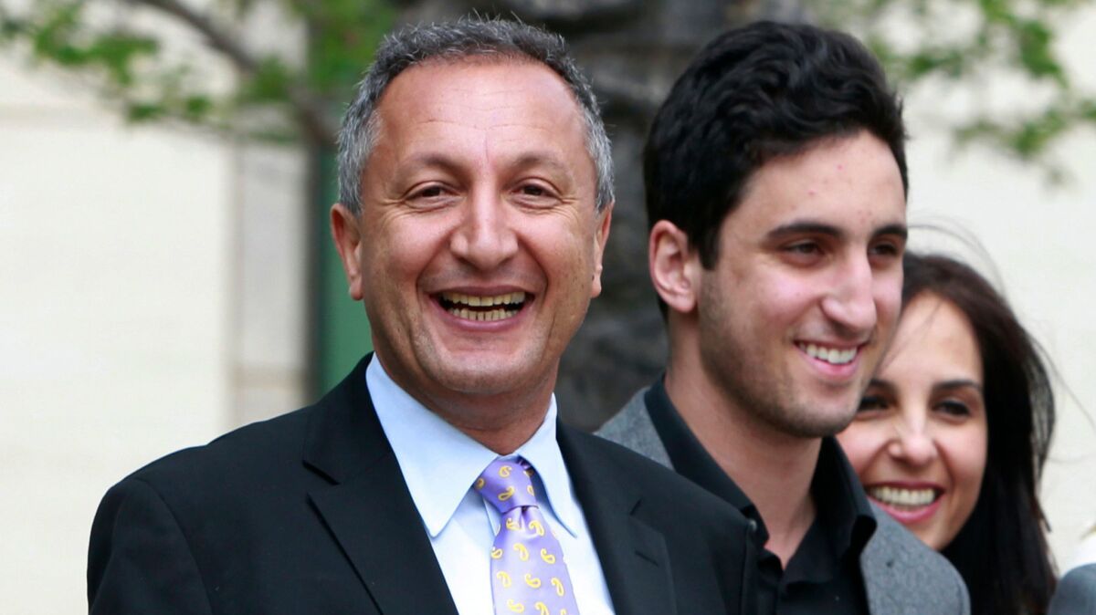MGA Entertainment chief Isaac Larian, left, has worked for the past few weeks to try to buy a few hundred Toys R Us stores in North America. Outbid for 82 stores in Canada, Larian is focusing on buying 274 Toys R Us stores in the United States.