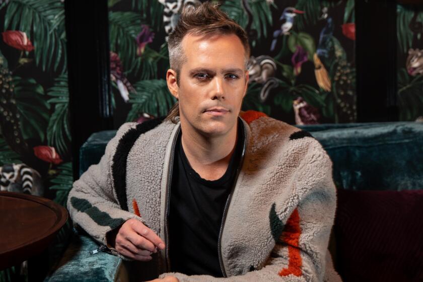 A portrait of pop songwriter Justin Tranter 