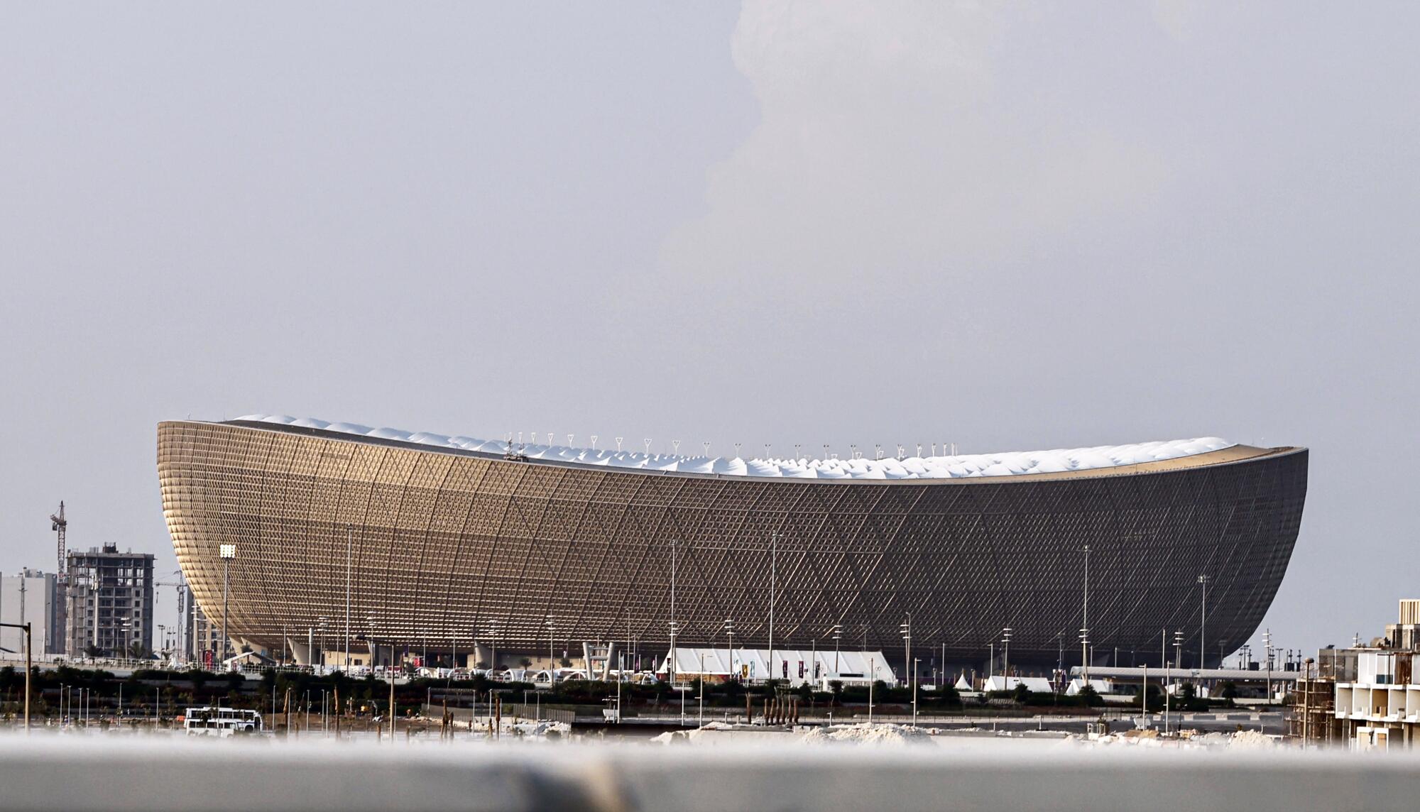 Lusail Iconic Stadium in Lusail, Qatar.