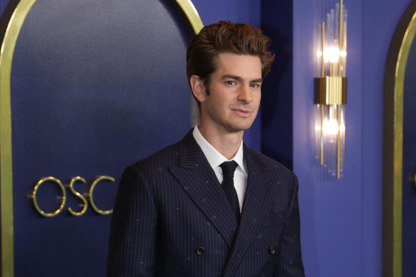 Andrew Garfield arrives at the 94th Academy Awards Nominees Luncheon 