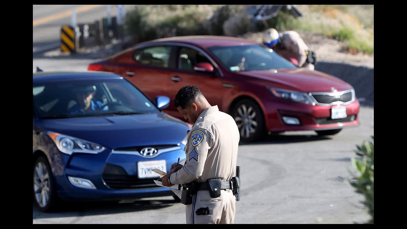 Photo Gallery: CHP speed enforcement detail gives citations to speeding motorists on ACH