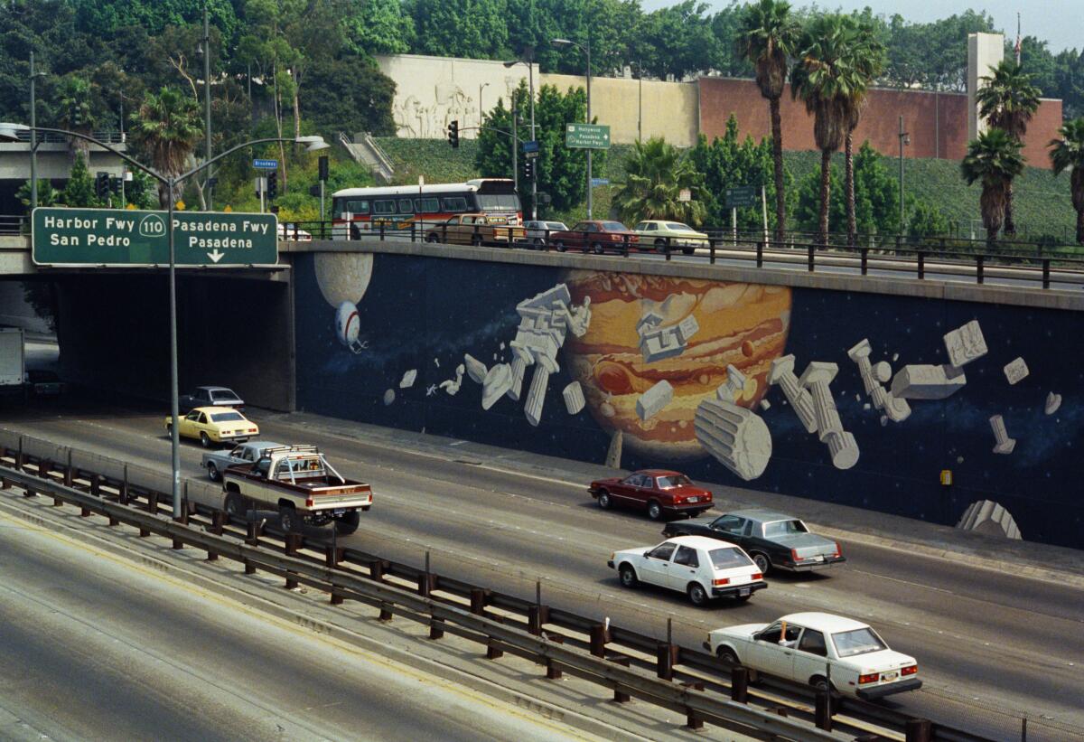 The city of Los Angeles in preparation for 1984 Olympics.