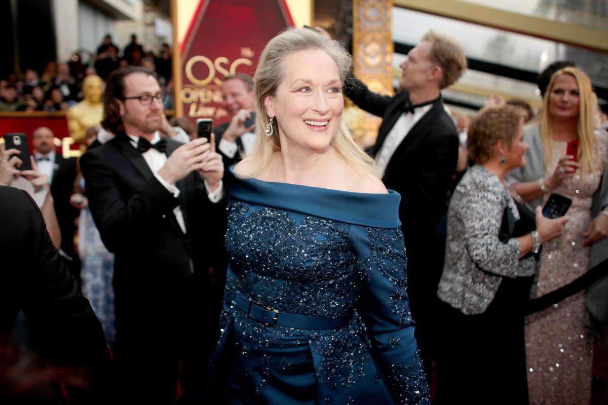 Meryl Streep attends the 89th Academy Awards