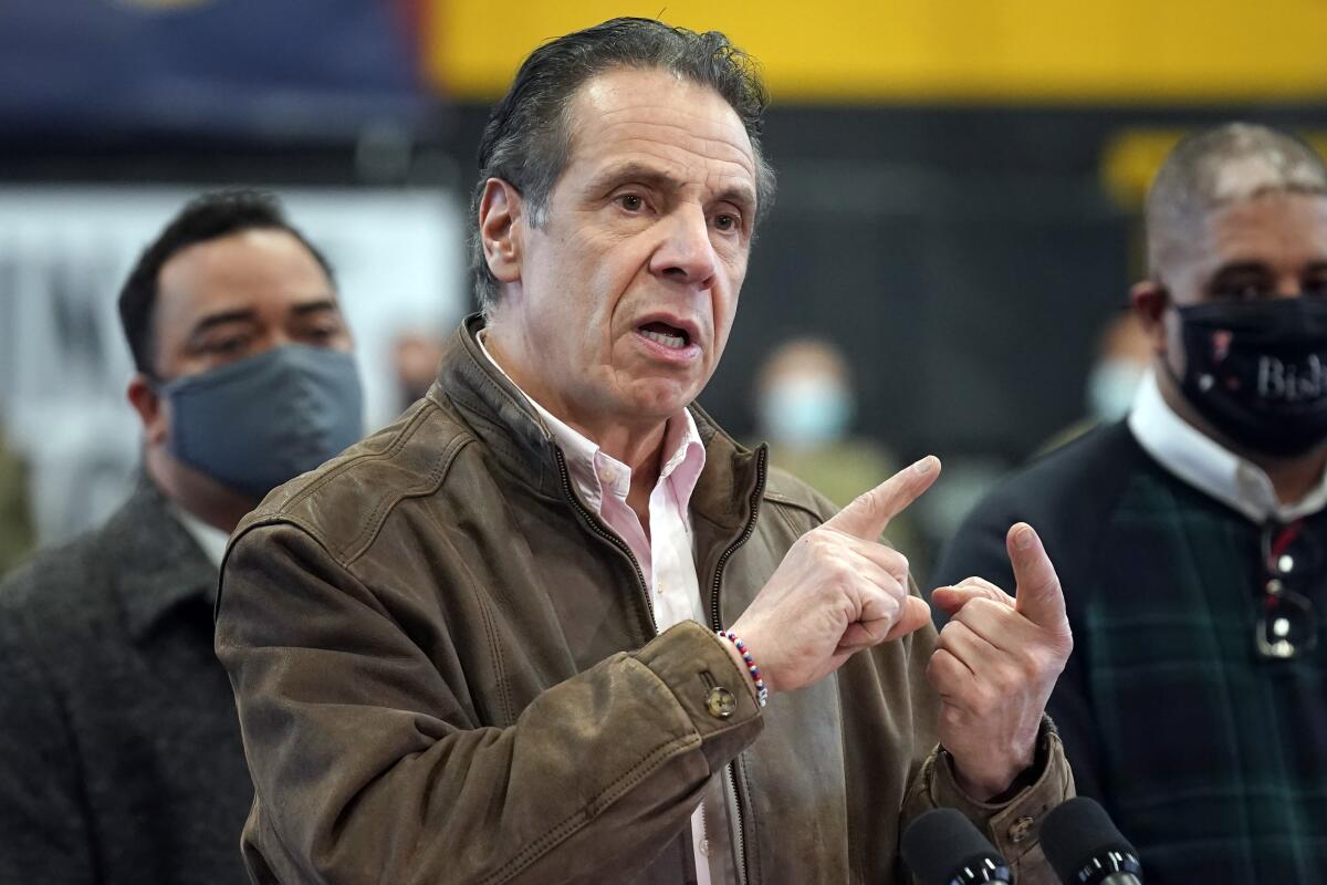 New York Gov. Andrew Cuomo 