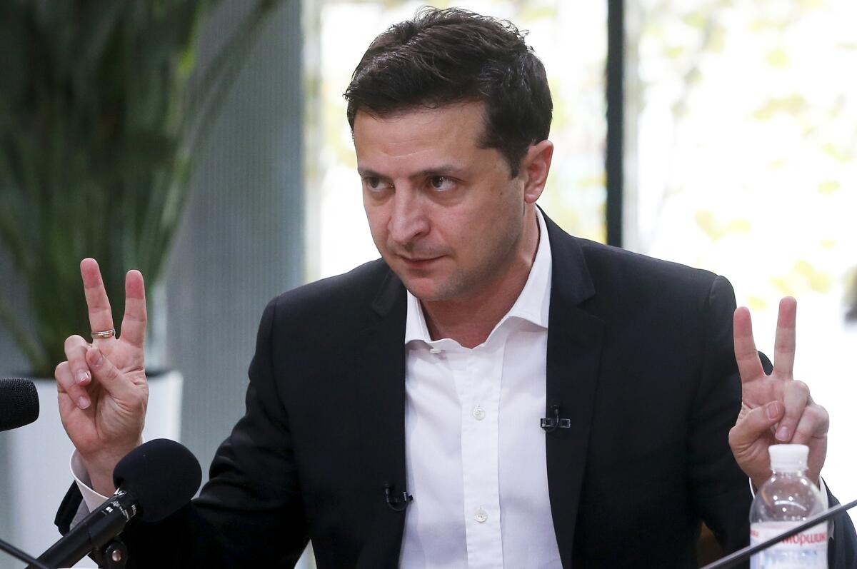 Ukrainian President Volodymyr Zelenskiy