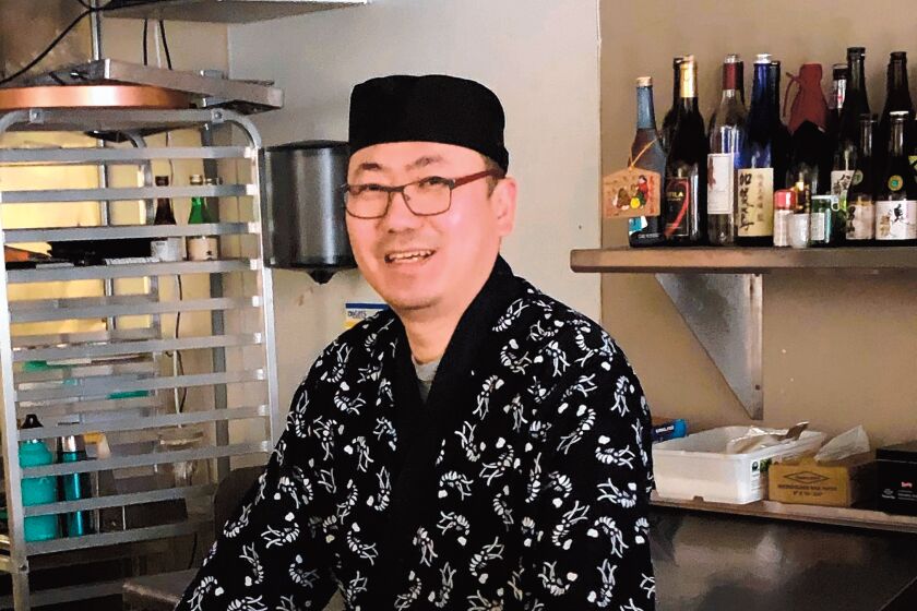 Nak Joon Kim is the owner and chef of Haru Sushi, 7441 Girard Ave., La Jolla. Hours: Lunch 11:30 a.m. to 3 p.m. Tuesday-Friday; and dinner 5-8 p.m. Monday-Sunday. (858) 329-7800.