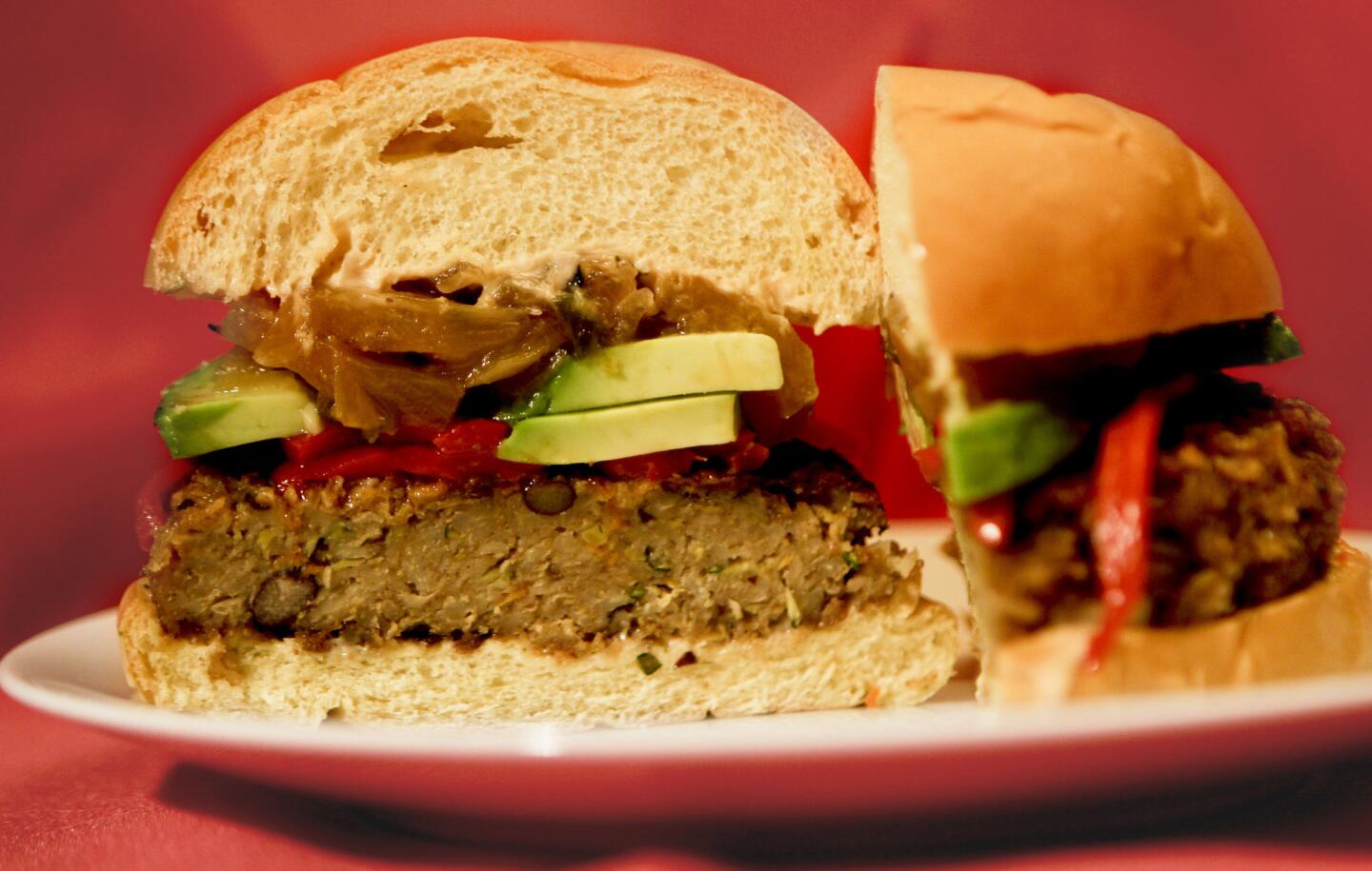 Recipe: Upper West's roasted veggie burger