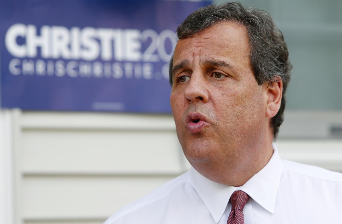 As he runs for president, New Jersey Gov. Chris Christie's approval rating has sunk to the dismal 30% range back home. He is one of several governors seeking the White House as they face negative ratings from their constituents.