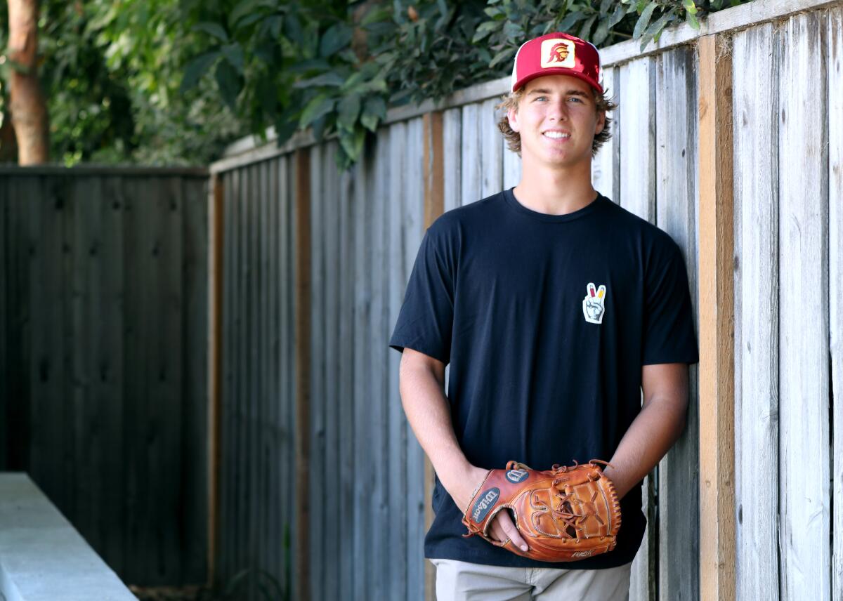 Newport Harbor High School senior  pitcher Will O'Neil has committed to attend USC.