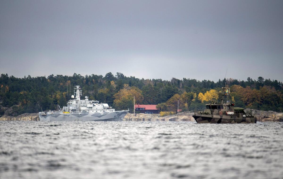 The forested islands and peninsulas east of Stockholm were the scene of a massive hunt for an intruding submarine in mid-October.